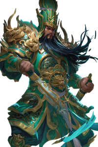 Guan Yu General V2 Vinyl Car Decal Sticker – Waterproof & UV-Resistant 4.4