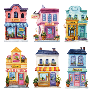 Whimsical Shop Stickers Vinyl Car Decal Sticker – Waterproof & UV-Resistant 6.826666666666667"