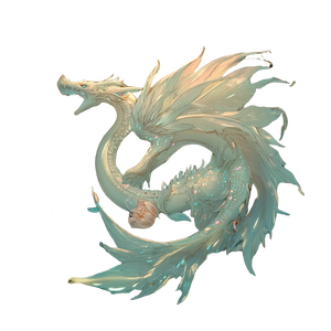 Mystical White Dragon V2 Vinyl Car Decal Sticker – Waterproof & UV-Resistant 3.4133333333333336"