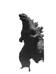 Godzilla Manga Art Vinyl Car Decal Sticker – Waterproof & UV-Resistant 8.213333333333333"