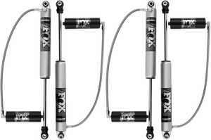 2x 2020 Jeep Gladiator JT Shock Absorber Set | Fox Shocks 2.0 Performance Series, Hydraulic/Nitrogen Gas Charged, External Reservoir 2x 2020 Jeep Gladiator JT Shock Absorber Set | Fox Shocks 2.0 Performance Series, Hydraulic/Nitrogen Gas Charged, External Reservoir
