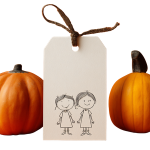 Halloween Gift Tag Vinyl Car Decal Sticker – Waterproof & UV-Resistant 3.4133333333333336"