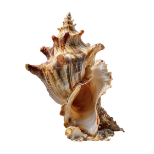 Conch Shell Beach Vinyl Car Decal Sticker – Waterproof & UV-Resistant 6.826666666666667"