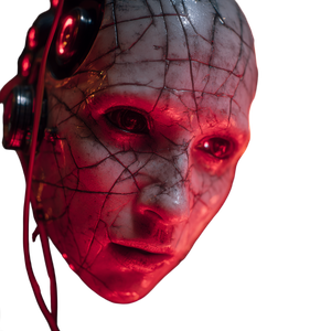 Terrifying Ai Humanoid Vinyl Car Decal Sticker – Waterproof & UV-Resistant 3.4133333333333336"