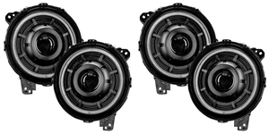 2x Enhance Your Jeep's Look | Oracle Lighting Headlight Assembly for Jeep Gladiator JT, Wrangler JL | LED Projector Beam with White Halo