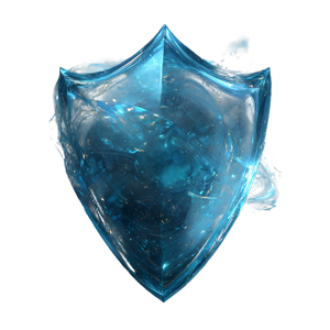 Blue Energy Shield V2 Vinyl Car Decal Sticker – Waterproof & UV-Resistant 3.4133333333333336"