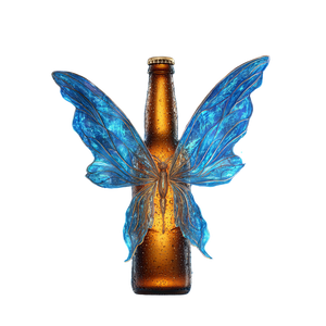 Fairy Beer Bottle Vinyl Car Decal Sticker – Waterproof & UV-Resistant 6.826666666666667"