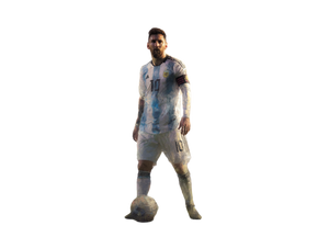 Lionel Messi Illustration Vinyl Car Decal Sticker – Waterproof & UV-Resistant 6.1866666666666665"