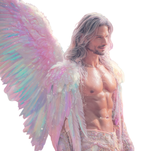 Male Angel V4 Vinyl Car Decal Sticker – Waterproof & UV-Resistant 3.4133333333333336"