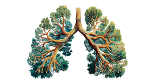 Lungs With Branches Vinyl Car Decal Sticker – Waterproof & UV-Resistant 2.72"