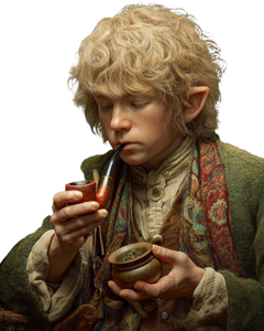 Hobbit Smoking Pipe Vinyl Car Decal Sticker – Waterproof & UV-Resistant 8.0"