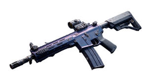 Modern M4 Rifle Vinyl Car Decal Sticker – Waterproof & UV-Resistant 2.72"
