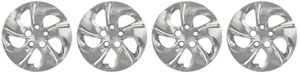 4x Enhance Your 2013-2015 Honda Civic with Silver Wheel Covers | 15 Inch 5 Spoke Design Set of 4 4x Enhance Your 2013-2015 Honda Civic with Silver Wheel Covers | 15 Inch 5 Spoke Design Set of 4