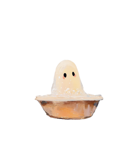 Cute Ghost Bathing Vinyl Car Decal Sticker – Waterproof & UV-Resistant 4.213333333333333"