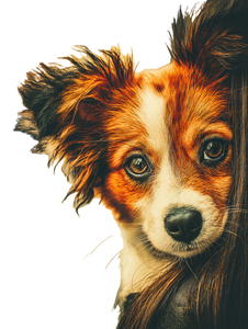 Cute Dog Portrait V2 Vinyl Car Decal Sticker – Waterproof & UV-Resistant 4.1066666666666665"