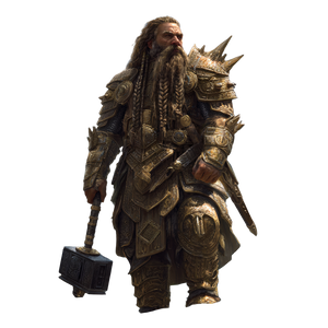 Dwarven Warrior V26 Vinyl Car Decal Sticker – Waterproof & UV-Resistant 3.4133333333333336"