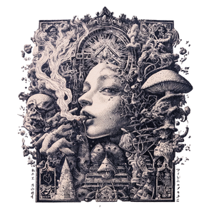 Shamanic Smoke Spirits Vinyl Car Decal Sticker – Waterproof & UV-Resistant 6.826666666666667"