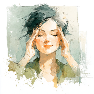 Tearful Woman Portrait Vinyl Car Decal Sticker – Waterproof & UV-Resistant 3.4133333333333336"