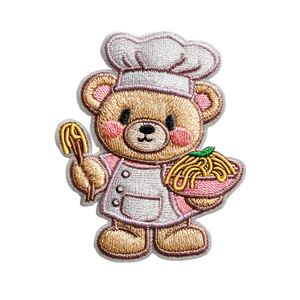 Teddy Bear Chef Vinyl Car Decal Sticker – Waterproof & UV-Resistant 3.4133333333333336"