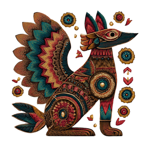 Alebrije Guardians Vinyl Car Decal Sticker – Waterproof & UV-Resistant 6.826666666666667"