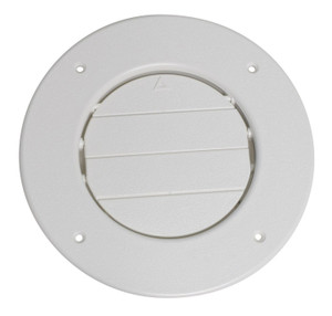 Valterra 4 Inch Heating Register | 360° Rotation | White Plastic | Enhance Comfort & Safety