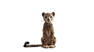 Leopard Puppet Closeup Vinyl Car Decal Sticker – Waterproof & UV-Resistant 5.4