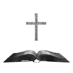 Chalkboard Doodle Cross Vinyl Car Decal Sticker – Waterproof & UV-Resistant 3.4133333333333336"