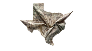 Origami Texas Receipt Vinyl Car Decal Sticker – Waterproof & UV-Resistant 5.4