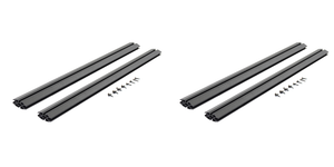 2x Go Rhino XRS 4-CORE Bed Cargo Rack Side Rails | Customizable Length, Easy Installation, Textured Black Finish 2x Go Rhino XRS 4-CORE Bed Cargo Rack Side Rails | Customizable Length, Easy Installation, Textured Black Finish