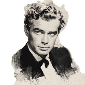 Vintage Actor Portrait V2 Vinyl Car Decal Sticker – Waterproof & UV-Resistant 3.4133333333333336"