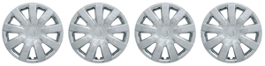 4x Customize Your Ride with Chrome Plated 15" Wheel Covers | Set of 4 | Easy to Install