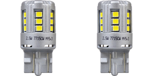 2x Upgrade to Brilliant White Light | Sylvania Silverstar 7443 LED Bulbs | Set of 2