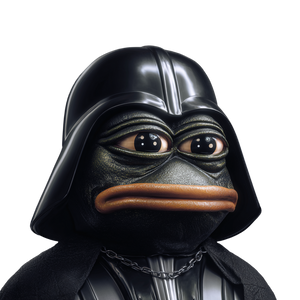 Pepe Darth Vader Vinyl Car Decal Sticker – Waterproof & UV-Resistant 3.4133333333333336"