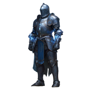 Magical Knight Armor Vinyl Car Decal Sticker – Waterproof & UV-Resistant 3.4133333333333336"