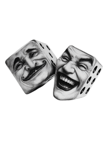 Surreal Dice Faces Vinyl Car Decal Sticker – Waterproof & UV-Resistant 4.266666666666667"