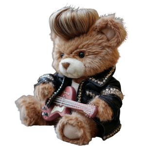 Greaser Teddy Bear Vinyl Car Decal Sticker – Waterproof & UV-Resistant 3.4133333333333336"