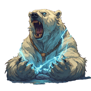 Roaring Polar Bear V5 Vinyl Car Decal Sticker – Waterproof & UV-Resistant 6.826666666666667"