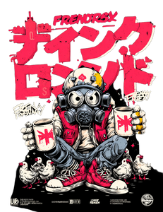 Punk Rock Character V3 Vinyl Car Decal Sticker – Waterproof & UV-Resistant 8.32"
