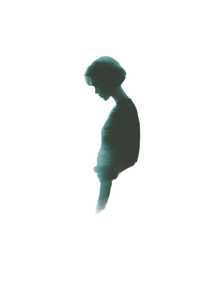 Melancholic Woman Portrait V7 Vinyl Car Decal Sticker – Waterproof & UV-Resistant 8.746666666666666"