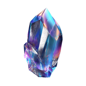 Glowing Crystal Shard V2 Vinyl Car Decal Sticker – Waterproof & UV-Resistant 6.826666666666667"