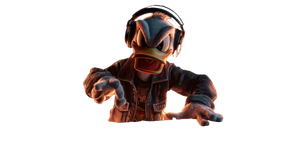 Dj Scrooge Mcduck Vinyl Car Decal Sticker – Waterproof & UV-Resistant 2.72"