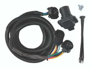 Universal 7-Way OEM Connector | 10ft Lead | Easy Truck Bed Mounting | 5th Wheel Gooseneck Trailers Universal 7-Way OEM Connector | 10ft Lead | Easy Truck Bed Mounting | 5th Wheel Gooseneck Trailers