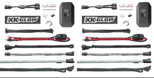 2x Ultra-Vivid XK Glow Underbody Light Kit | Over 16 Million Colors | Bluetooth Control | DIY Theme Builder