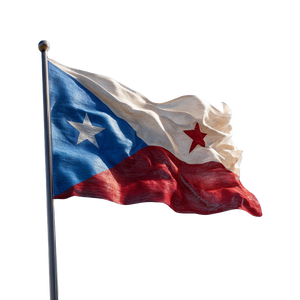 Panama Flag Waving Vinyl Car Decal Sticker – Waterproof & UV-Resistant 3.4133333333333336"