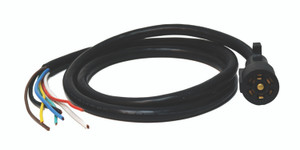 Valterra 7-Way Trailer Cord | Molded, Durable, 6 Foot Lead Wire