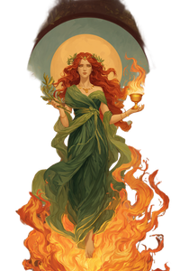 Goddess Hecate Portrait V3 Vinyl Car Decal Sticker – Waterproof & UV-Resistant 4.4
