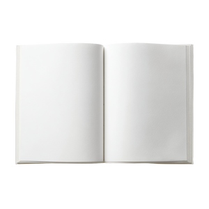 Blank Sketchbook Open Vinyl Car Decal Sticker – Waterproof & UV-Resistant 6.826666666666667"