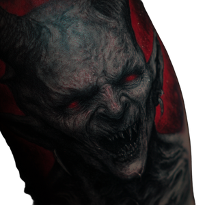 Realistic Demon Figure Vinyl Car Decal Sticker – Waterproof & UV-Resistant 3.4133333333333336"