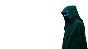 Neon-Hooded Phantom Vinyl Car Decal Sticker – Waterproof & UV-Resistant 2.72"