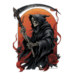Modern Grim Reaper V5 Vinyl Car Decal Sticker – Waterproof & UV-Resistant 3.4133333333333336"